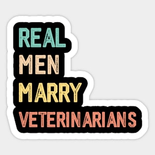 Husband Engagement veterinarians Men Marry veterinarians Sticker